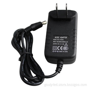 AC/DC Adapters with 12VDC, 1A and 100-240V Voltage